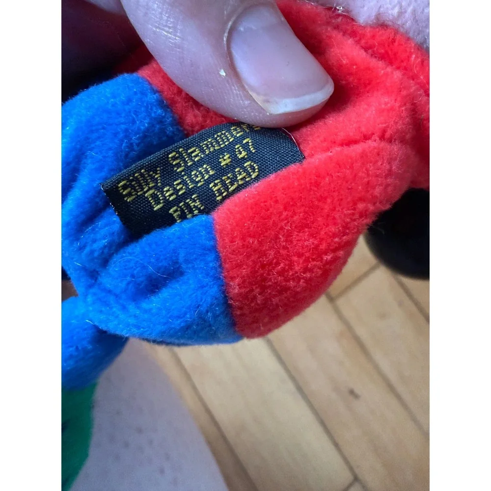 NWT Deadstock Vintage‎ Silly Slammers Beanbag Toys PINHEAD Bowling Plush sound